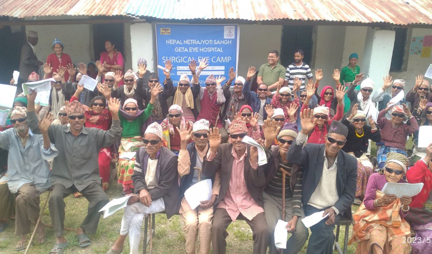 गुमेको दृष्टि वृद्धावस्थामा फर्किँदाको खुसी